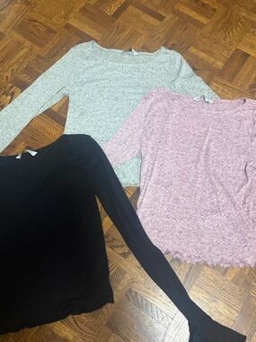 PACK OF THREE - Bluenotes crop tops